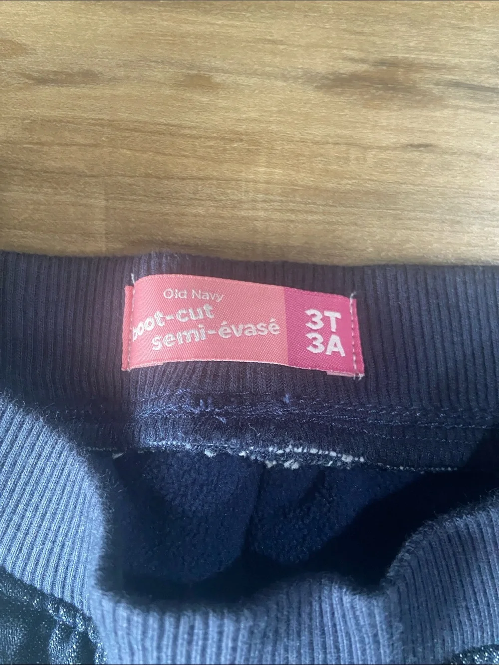 Old Navy Navy Boot-Cut Fleece Lined Jeans